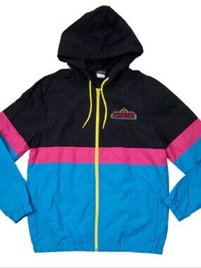 Universal Studios Retro Adult Hooded Windbreaker 2XL